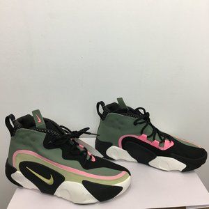 NEW Nike React Frenzy Spiral Sage Olive Aura Black Mens Shoes 9.5